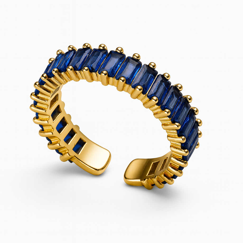 Début Doré Prsten "Azura"