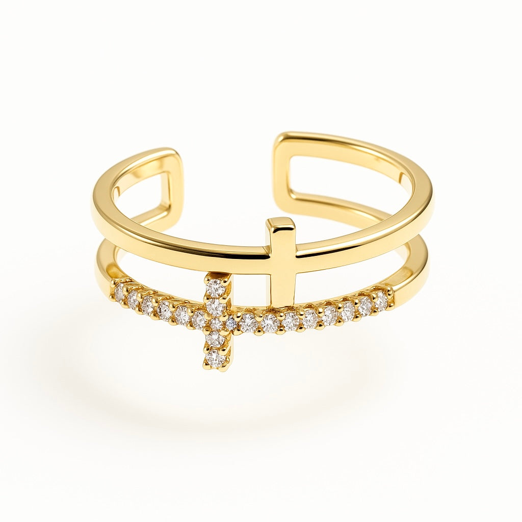 Debut Doré Prsten "Savior"